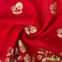Zari Work Upara Silk Fabric-F3263